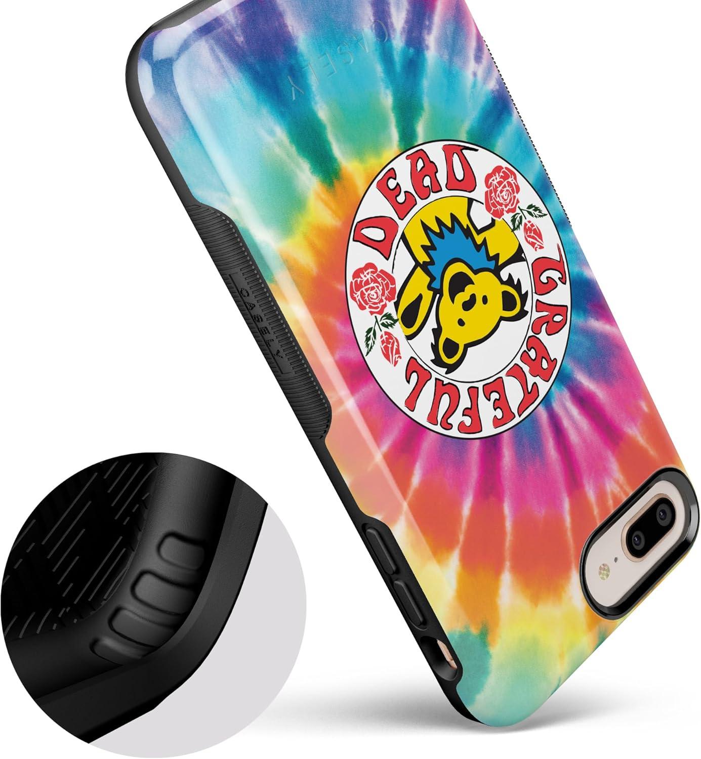 imageCasely iPhone 678 Plus Case Light Blue Skies Marble Clouds Bold Protective DesignOn Tour Grateful Dead Tie Dye Sticker