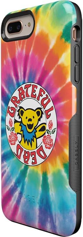 imageCasely iPhone 678 Plus Case Light Blue Skies Marble Clouds Bold Protective DesignOn Tour Grateful Dead Tie Dye Sticker