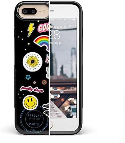 imageCasely iPhone 678 Plus Case Light Blue Skies Marble Clouds Bold Protective DesignStuck on U Festival Sticker Floral