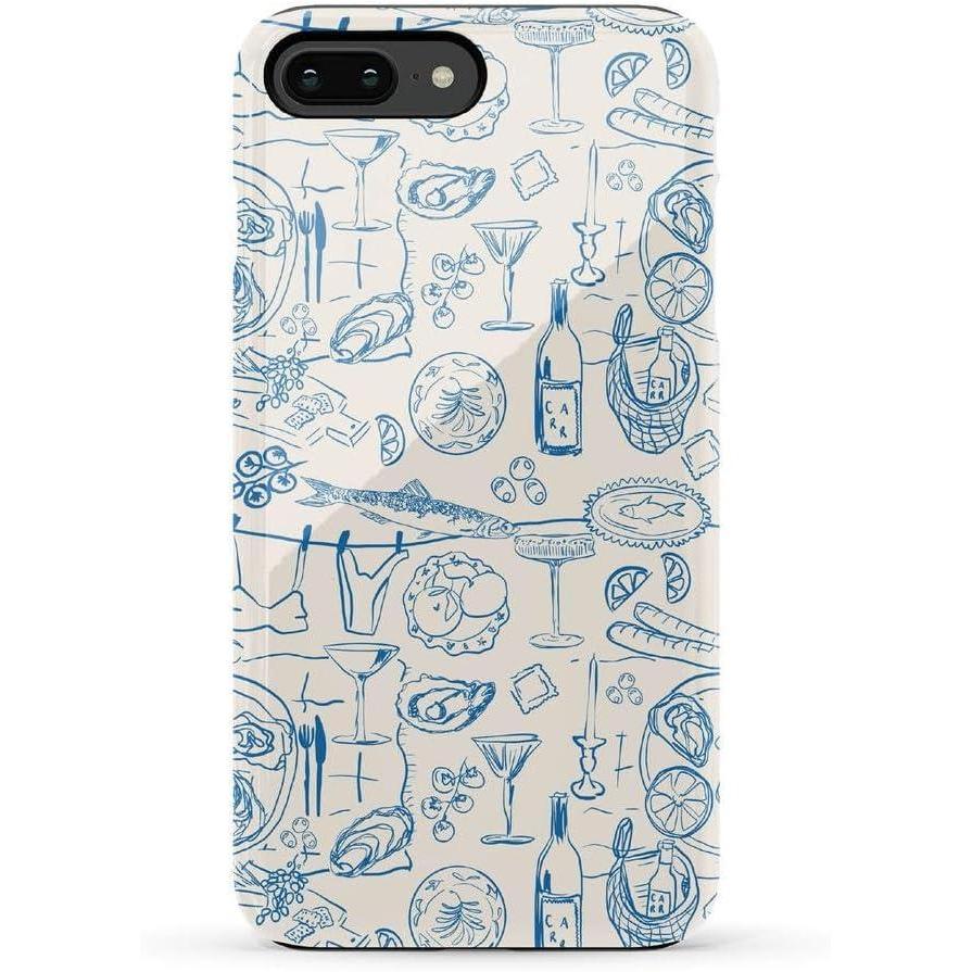imageCasely iPhone 678 Plus Case  Light Blue Skies  Marble Clouds  Bold Protective DesignAmalfi Aperitivo  Dolce Vita