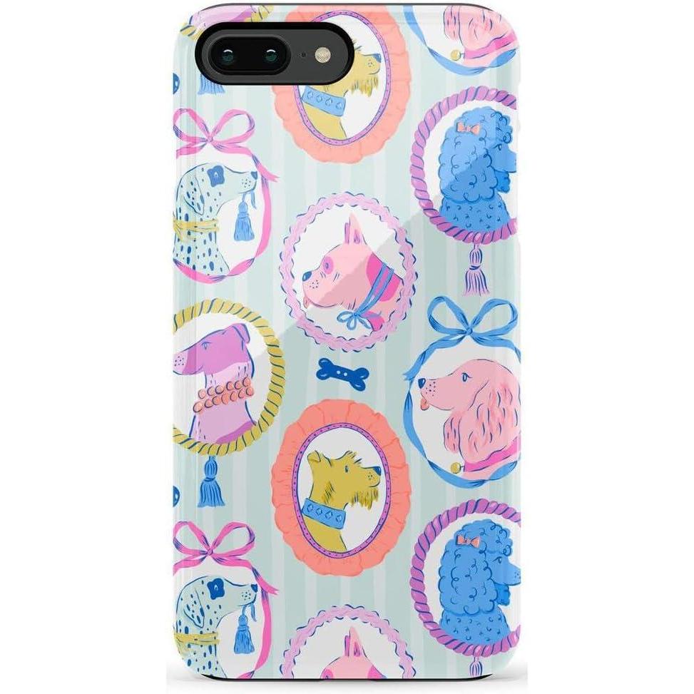 imageCasely iPhone 678 Plus Case Light Blue Skies Marble Clouds Bold Protective DesignChateau Pups French Dog
