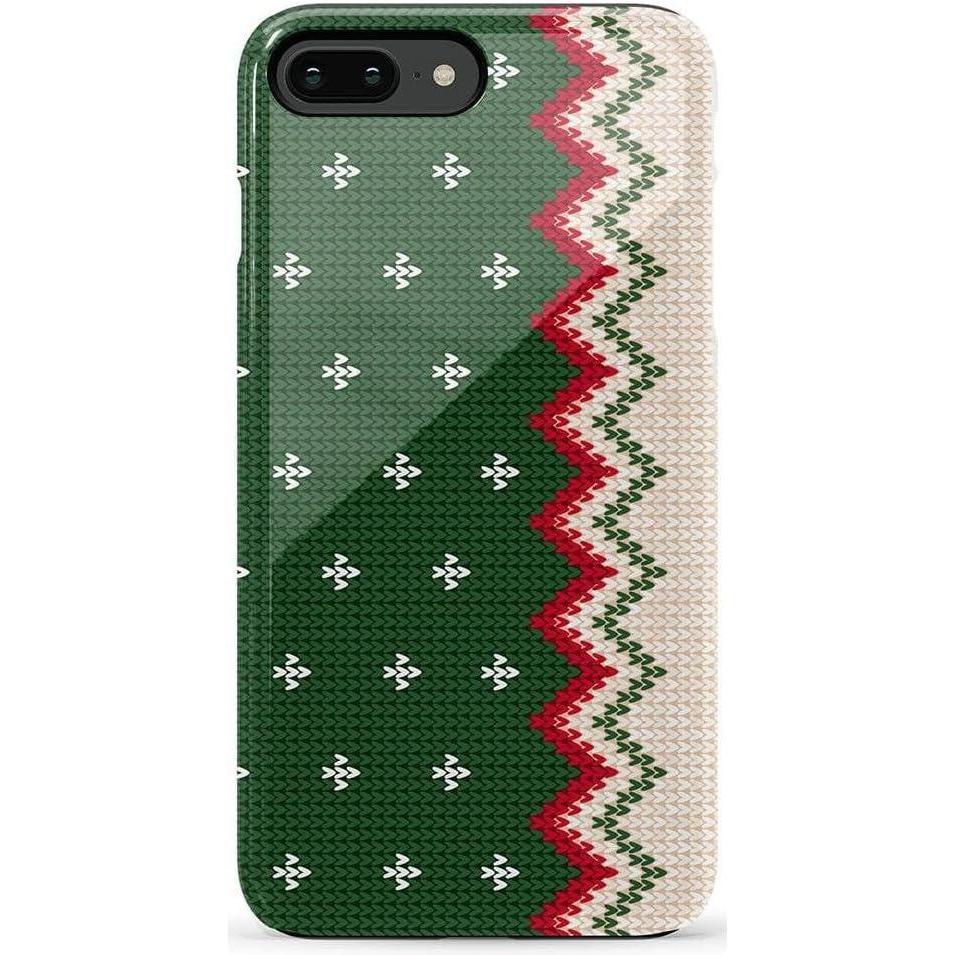 imageCasely iPhone 678 Plus Case Light Blue Skies Marble Clouds Bold Protective DesignGrandpas Sweater Holiday Knit