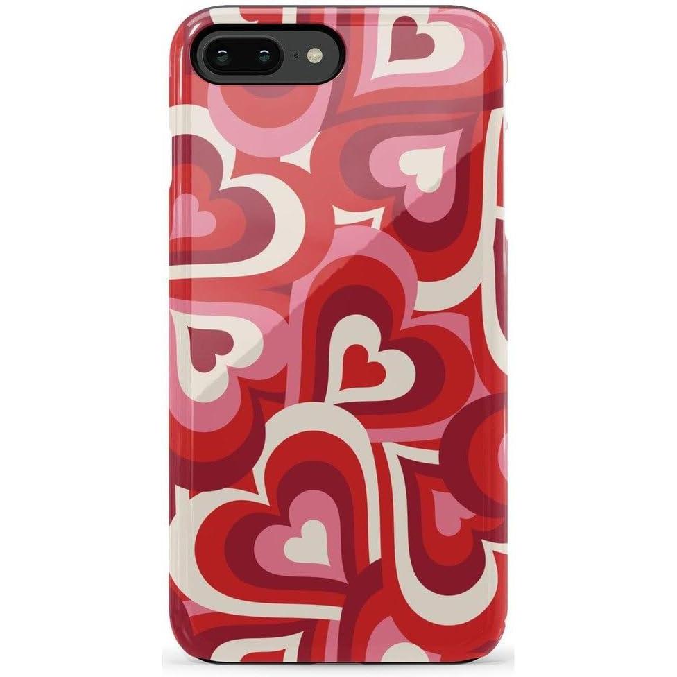 imageCasely iPhone 678 Plus Case  Light Blue Skies  Marble Clouds  Bold Protective DesignLove Song Remix  Ombre Hearts