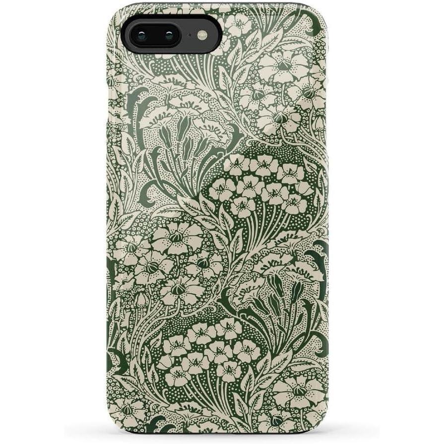 imageCasely iPhone 678 Plus Case  Light Blue Skies  Marble Clouds  Bold Protective DesignMystic Meadow  Green Gardens