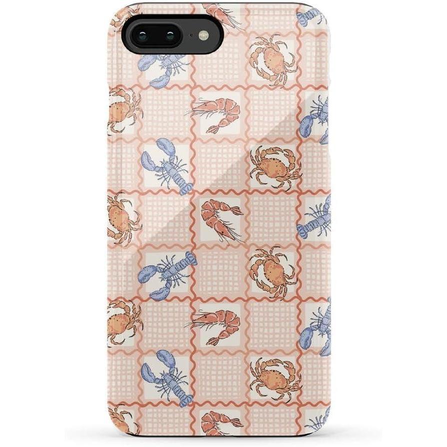 imageCasely iPhone 678 Plus Case Light Blue Skies Marble Clouds Bold Protective DesignOn the Cape Coastal Summer