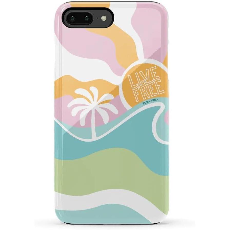 imageCasely iPhone 678 Plus Case  Light Blue Skies  Marble Clouds  Bold Protective DesignPura Vida  Tropical Dreams
