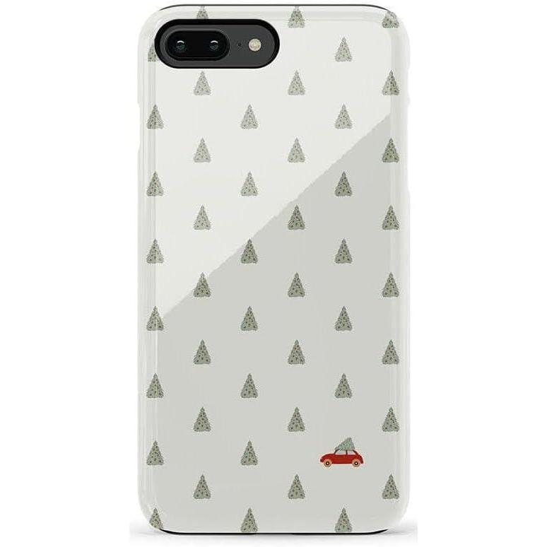 imageCasely iPhone 678 Plus Case  Light Blue Skies  Marble Clouds  Bold Protective DesignRockin Around  Christmas Tree
