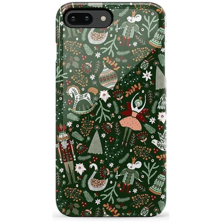 imageCasely iPhone 678 Plus Case Light Blue Skies Marble Clouds Bold Protective DesignSugar Plum Fairy Winter Wonderland