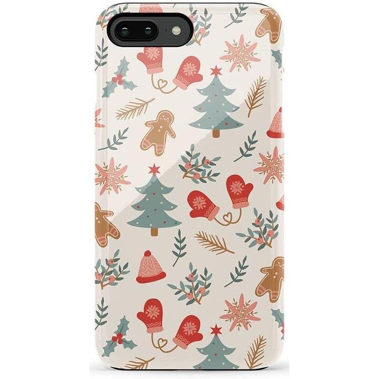 imageCasely iPhone 678 Plus Case Light Blue Skies Marble Clouds Bold Protective DesignSugar and Spice Holiday Cookie