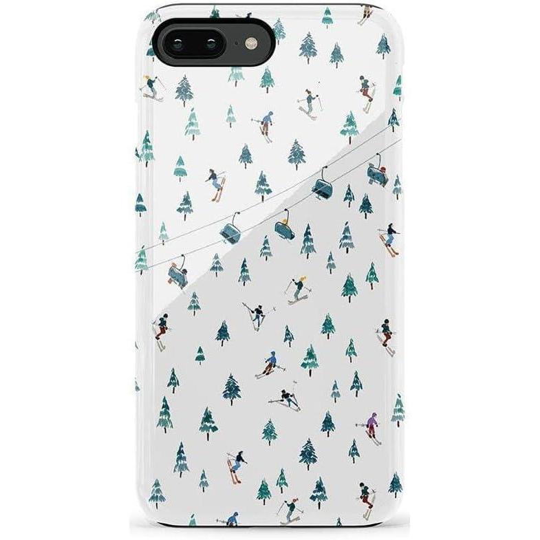 imageCasely iPhone 678 Plus Case  Light Blue Skies  Marble Clouds  Bold Protective DesignWeve Peaked  Aprs Ski Mountains