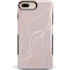 Pink and Gold Metallic Waves