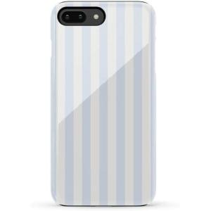 Casely iPhone 6/7/8 Plus Case | Light Blue Skies | Marble Clouds | Bold Protective Design(Blue Stripes | Sunday Best)