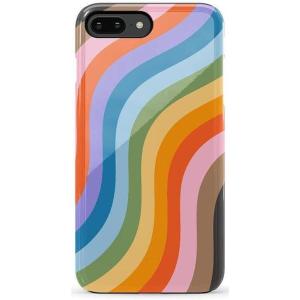Casely iPhone 6/7/8 Plus Case | Light Blue Skies | Marble Clouds | Bold Protective Design(Love for All | Rainbow Pride)
