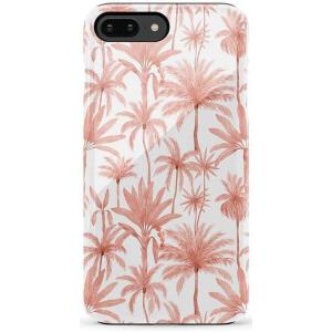 Casely iPhone 6/7/8 Plus Case | Light Blue Skies | Marble Clouds | Bold Protective Design(Perfect Paradise | Tropical Palm Tree Floral)
