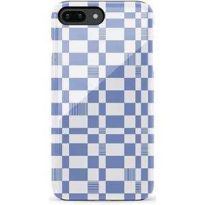 Casely iPhone 6/7/8 Plus Case | Light Blue Skies | Marble Clouds | Bold Protective Design(Reality Check | Periwinkle)