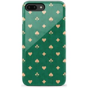 Casely iPhone 6/7/8 Plus Case | Light Blue Skies | Marble Clouds | Bold Protective Design(Royal Flush | French Deck)
