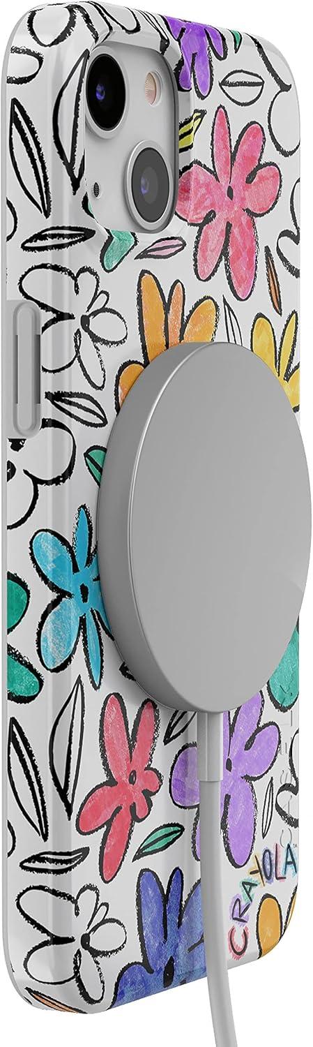 imageCasely iPhone 14 Plus Case Outside The Lines Crayola Marker Compatible with MagSafe Classic Ultra Slim Design