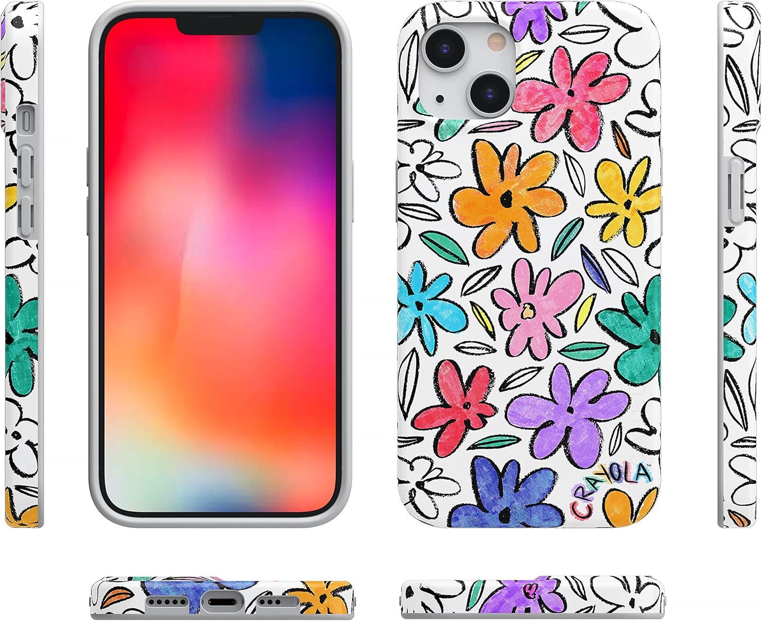 imageCasely iPhone 14 Plus Case Outside The Lines Crayola Marker Compatible with MagSafe Classic Ultra Slim Design