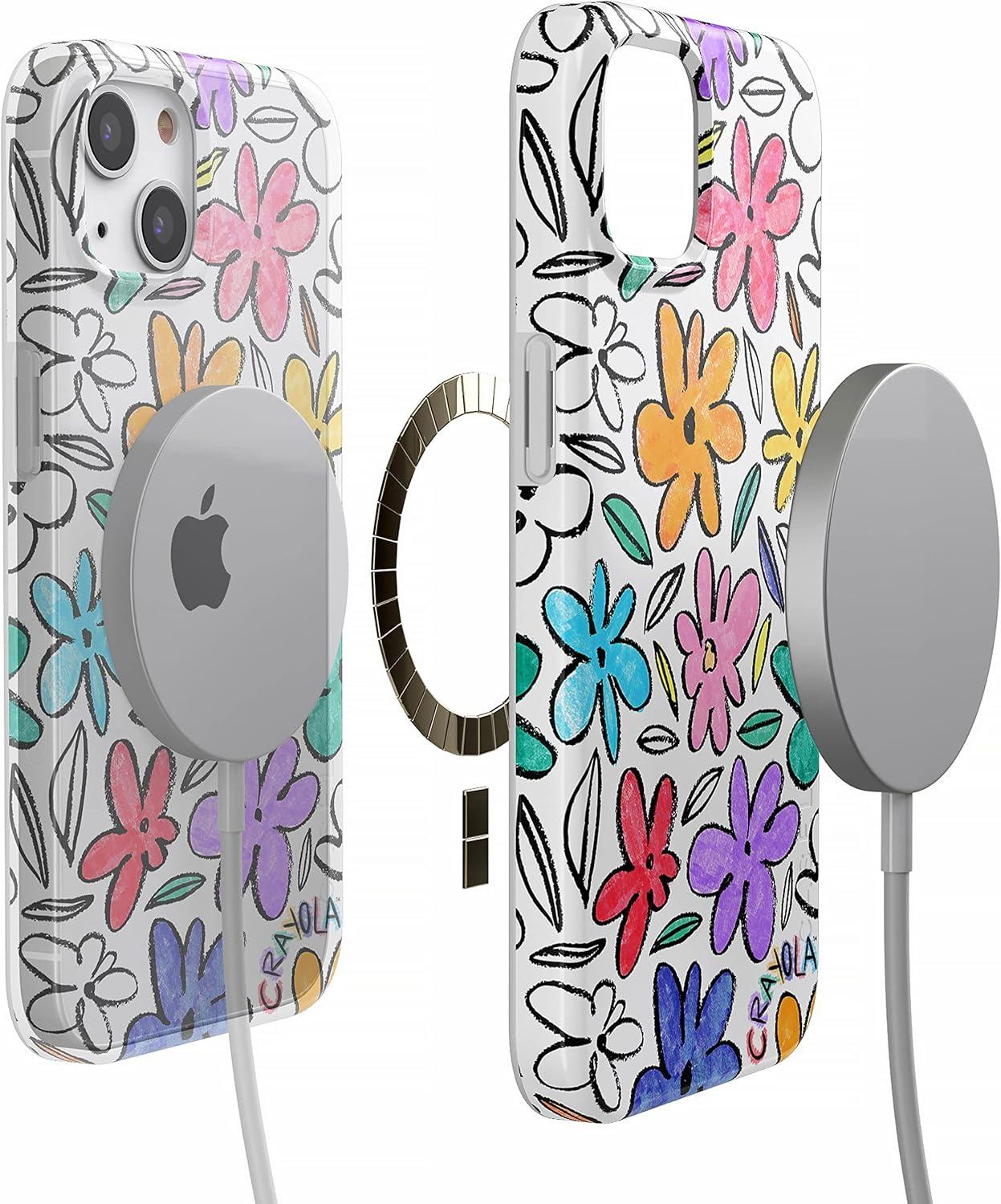 imageCasely iPhone 14 Plus Case Outside The Lines Crayola Marker Compatible with MagSafe Classic Ultra Slim Design