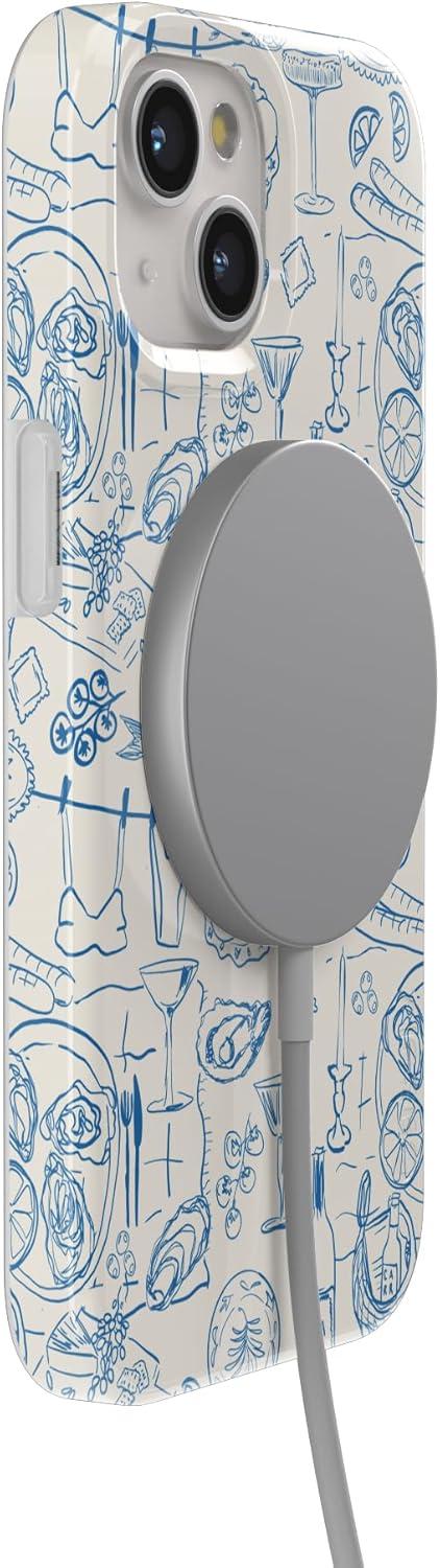 imageCasely iPhone 15 Plus Case Outside the Lines Crayola Marker Compatible with MagSafe Classic Ultra Slim DesignAmalfi Aperitivo Dolce Vita