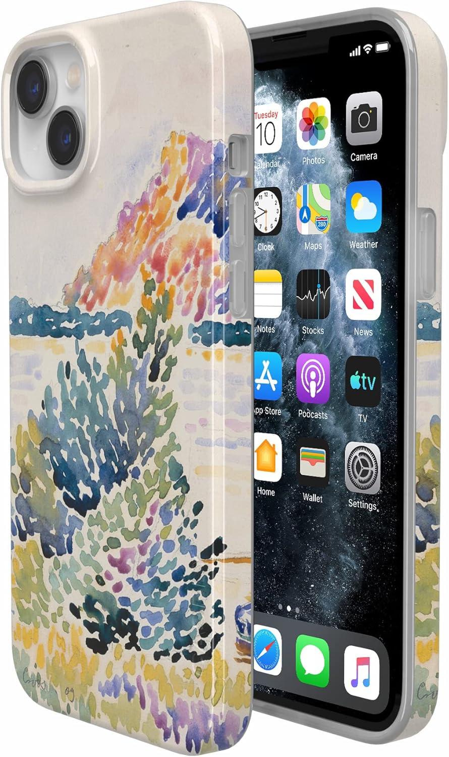 imageCasely iPhone 15 Plus Case Outside the Lines Crayola Marker Compatible with MagSafe Classic Ultra Slim DesignCalm Waters The Met Museum