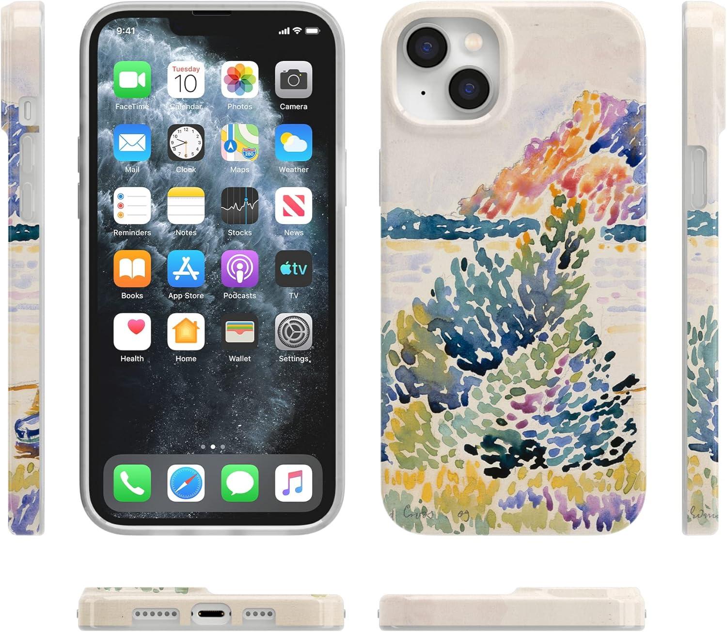 imageCasely iPhone 15 Plus Case Outside the Lines Crayola Marker Compatible with MagSafe Classic Ultra Slim DesignCalm Waters The Met Museum