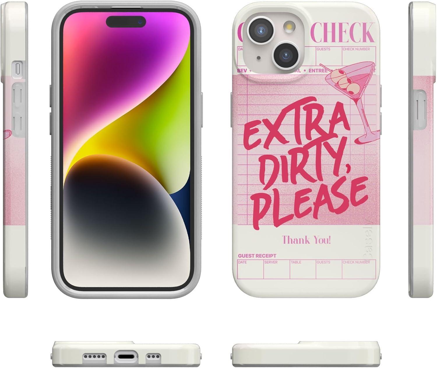 imageCasely iPhone 15 Plus Case Outside the Lines Crayola Marker Compatible with MagSafe Classic Ultra Slim DesignExtra Dirty Please Fun on Weekdays