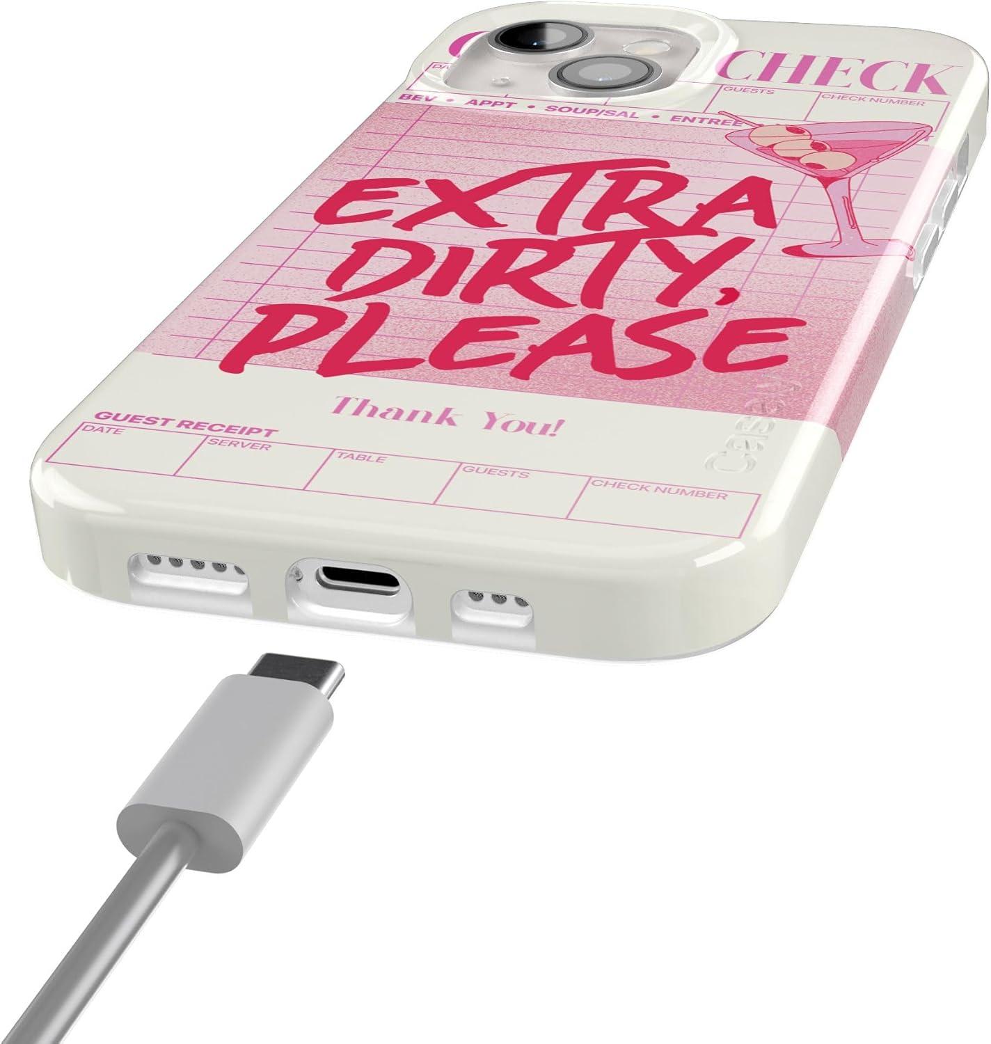 imageCasely iPhone 15 Plus Case Outside the Lines Crayola Marker Compatible with MagSafe Classic Ultra Slim DesignExtra Dirty Please Fun on Weekdays