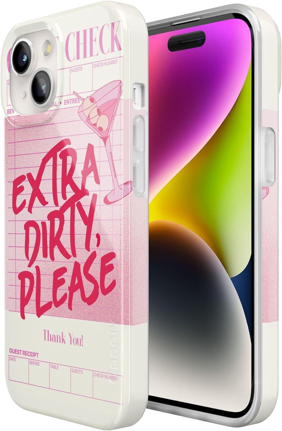 imageCasely iPhone 15 Plus Case Outside the Lines Crayola Marker Compatible with MagSafe Classic Ultra Slim DesignExtra Dirty Please Fun on Weekdays