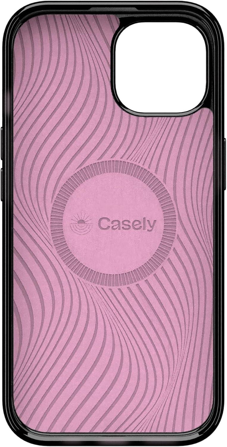 imageCasely iPhone 15 Plus Case Outside the Lines Crayola Marker Compatible with MagSafe Classic Ultra Slim DesignFlower Patch MultiColor Floral