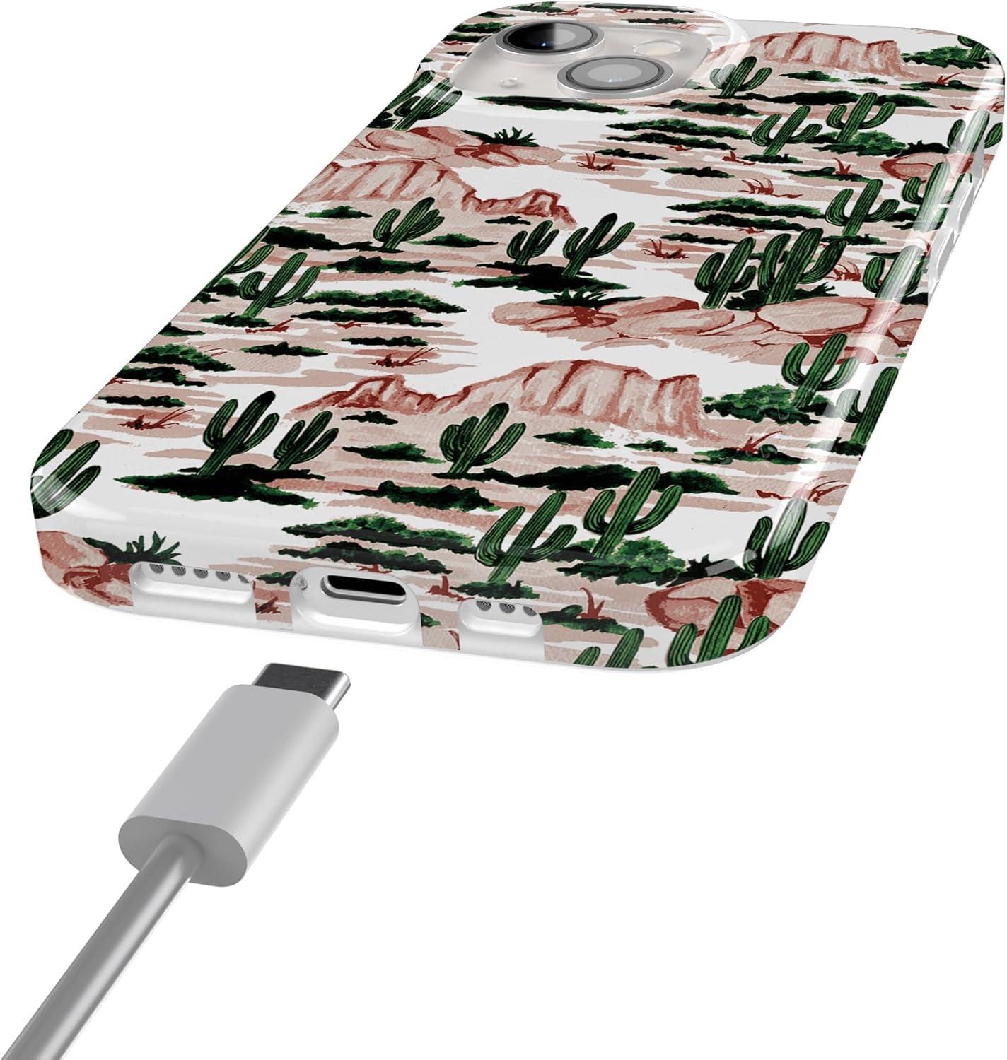 imageCasely iPhone 15 Plus Case Outside the Lines Crayola Marker Compatible with MagSafe Classic Ultra Slim DesignGold Rush Desert