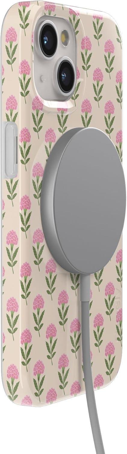 imageCasely iPhone 15 Plus Case Outside the Lines Crayola Marker Compatible with MagSafe Classic Ultra Slim DesignJennas Flowers Fun on Weekdays