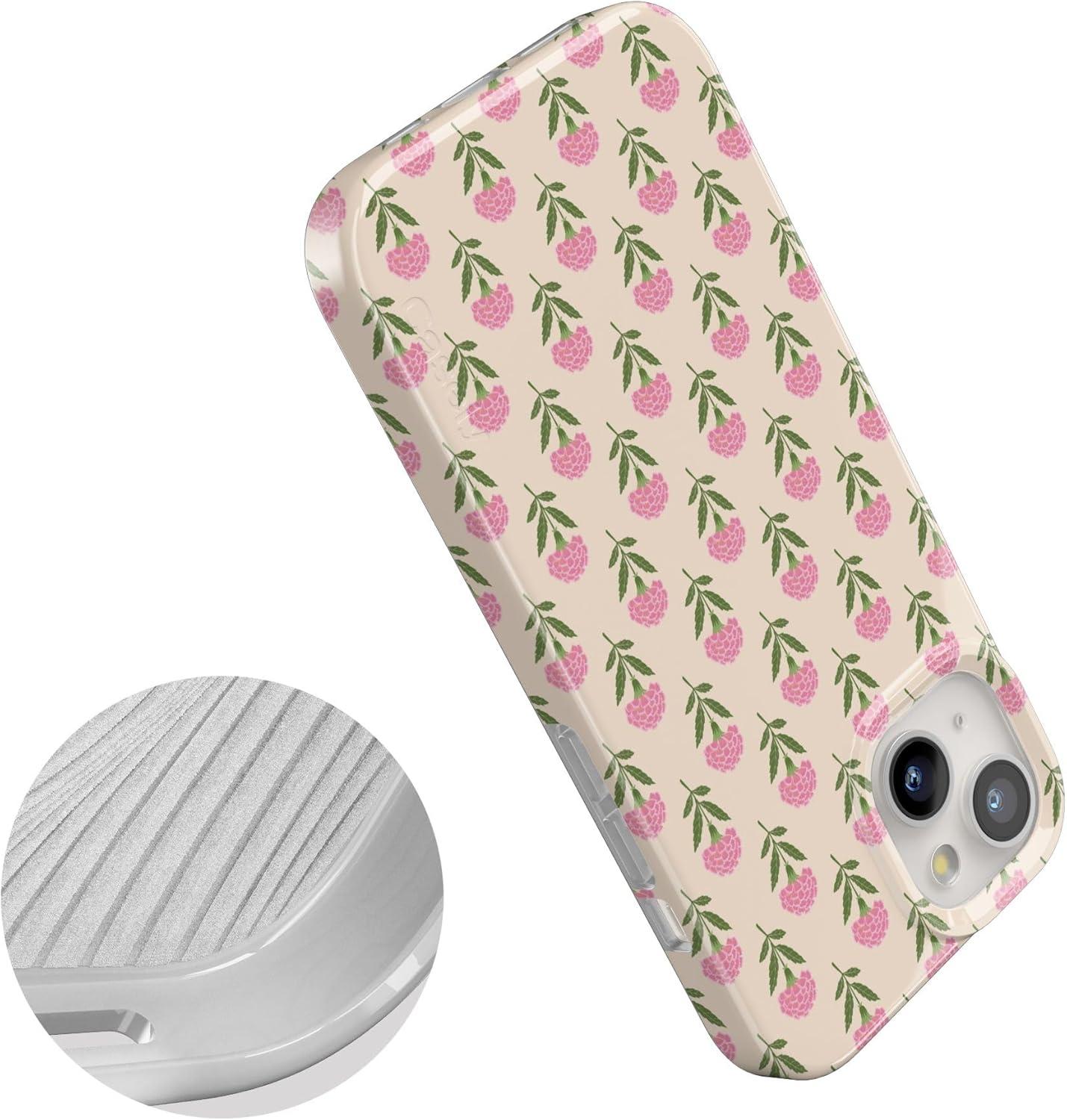 imageCasely iPhone 15 Plus Case Outside the Lines Crayola Marker Compatible with MagSafe Classic Ultra Slim DesignJennas Flowers Fun on Weekdays