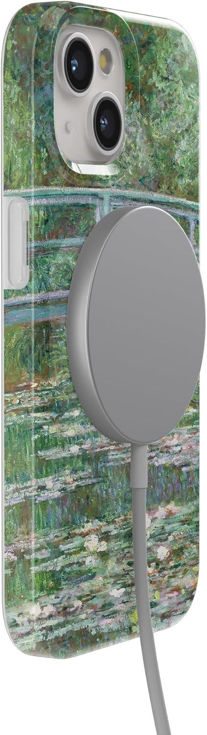 imageCasely iPhone 15 Plus Case Outside the Lines Crayola Marker Compatible with MagSafe Classic Ultra Slim DesignMonets Bridge The Met Museum