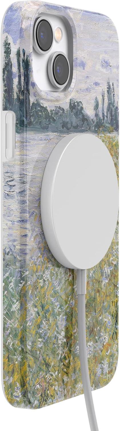 imageCasely iPhone 15 Plus Case Outside the Lines Crayola Marker Compatible with MagSafe Classic Ultra Slim DesignMonets Summer Landscape The Met Museum