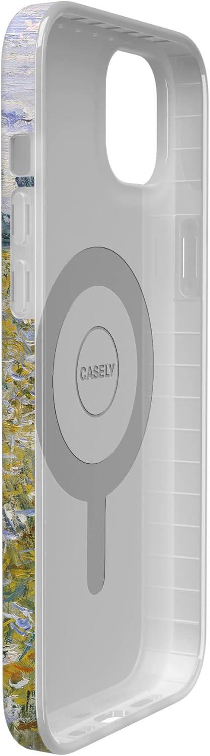 imageCasely iPhone 15 Plus Case Outside the Lines Crayola Marker Compatible with MagSafe Classic Ultra Slim DesignMonets Summer Landscape The Met Museum