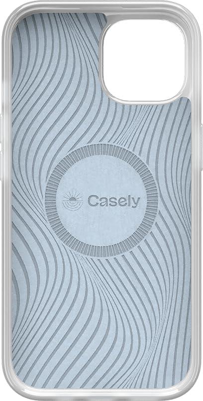 imageCasely iPhone 15 Plus Case Outside the Lines Crayola Marker Compatible with MagSafe Classic Ultra Slim DesignMushroom Magic Retro Floral