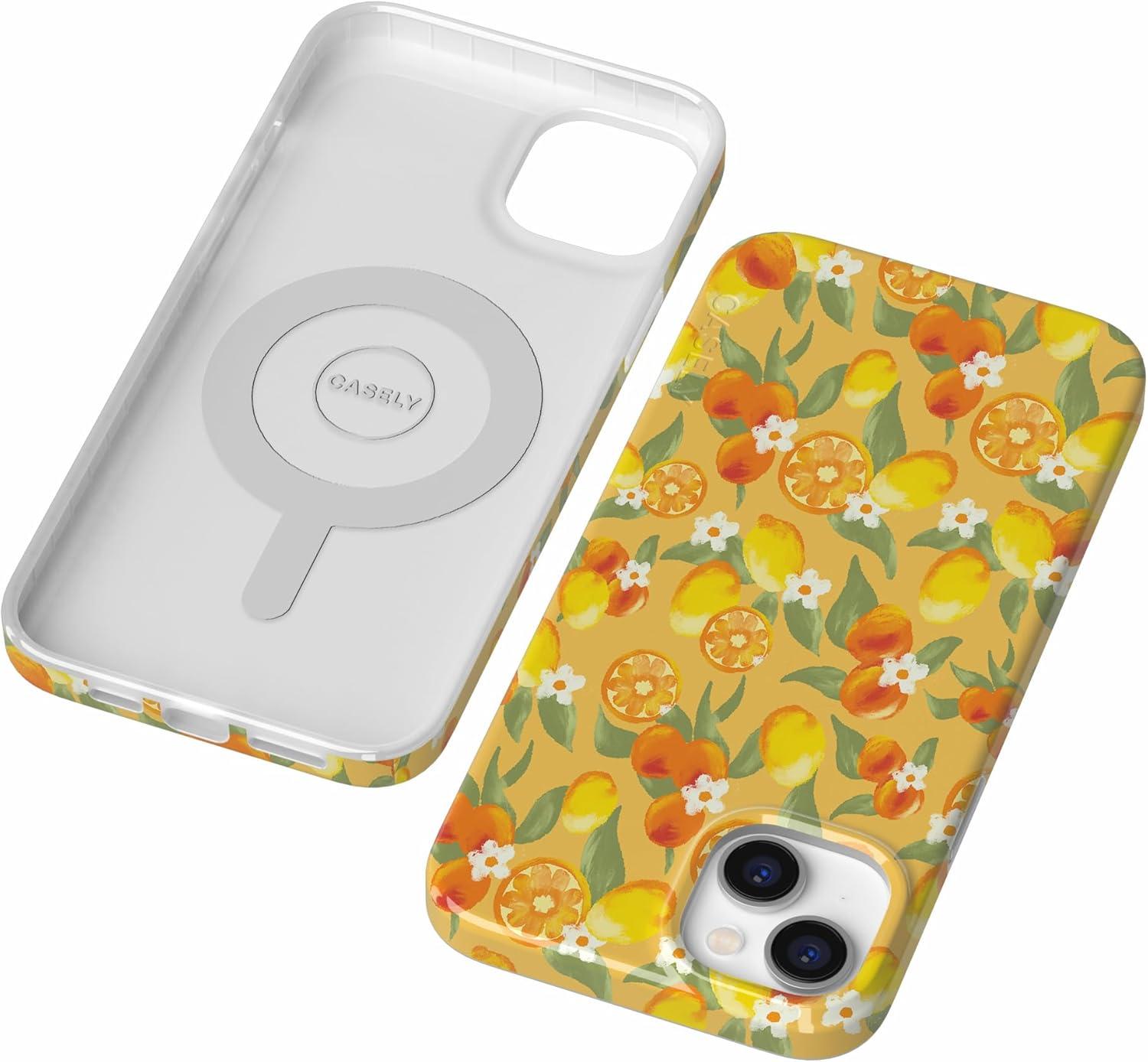 imageCasely iPhone 15 Plus Case Outside the Lines Crayola Marker Compatible with MagSafe Classic Ultra Slim DesignPositano Dippin Daisys Italian Coast