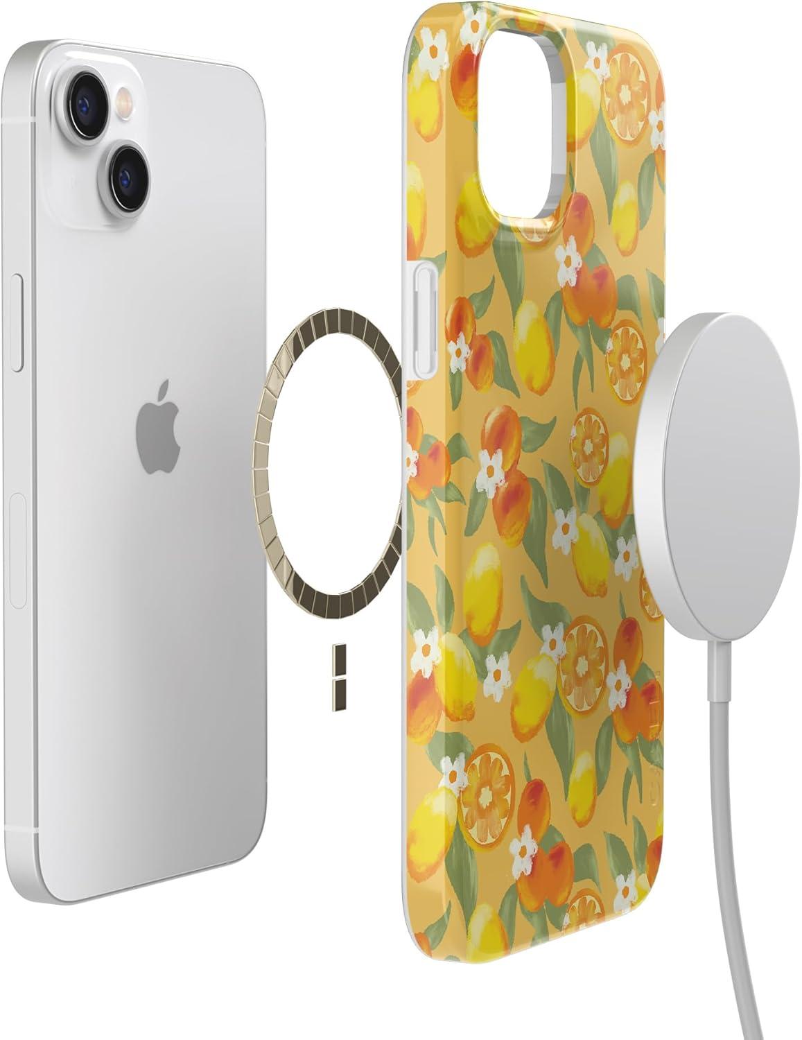 imageCasely iPhone 15 Plus Case Outside the Lines Crayola Marker Compatible with MagSafe Classic Ultra Slim DesignPositano Dippin Daisys Italian Coast