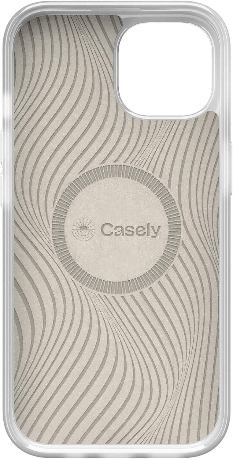imageCasely iPhone 15 Plus Case Outside the Lines Crayola Marker Compatible with MagSafe Classic Ultra Slim DesignTropical Color Splash Abstract Retro