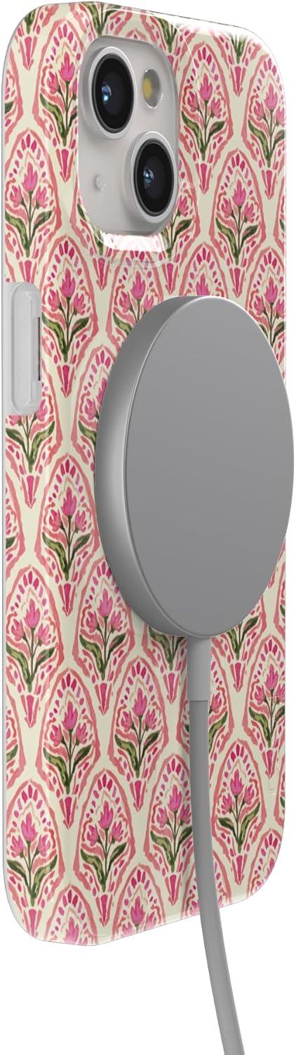imageCasely iPhone 15 Plus Case Outside the Lines Crayola Marker Compatible with MagSafe Classic Ultra Slim DesignTulip Tapestry Jenna Palek x Casely