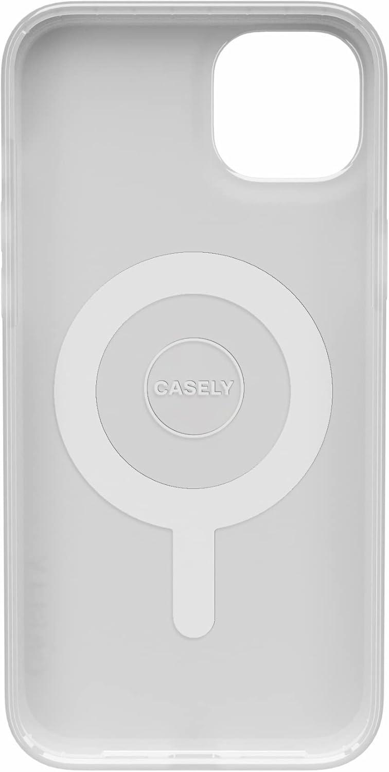 imageCasely iPhone 15 Plus Case Outside the Lines Crayola Marker Compatible with MagSafe Classic Ultra Slim DesignYes of Quartz Sculpted Marble