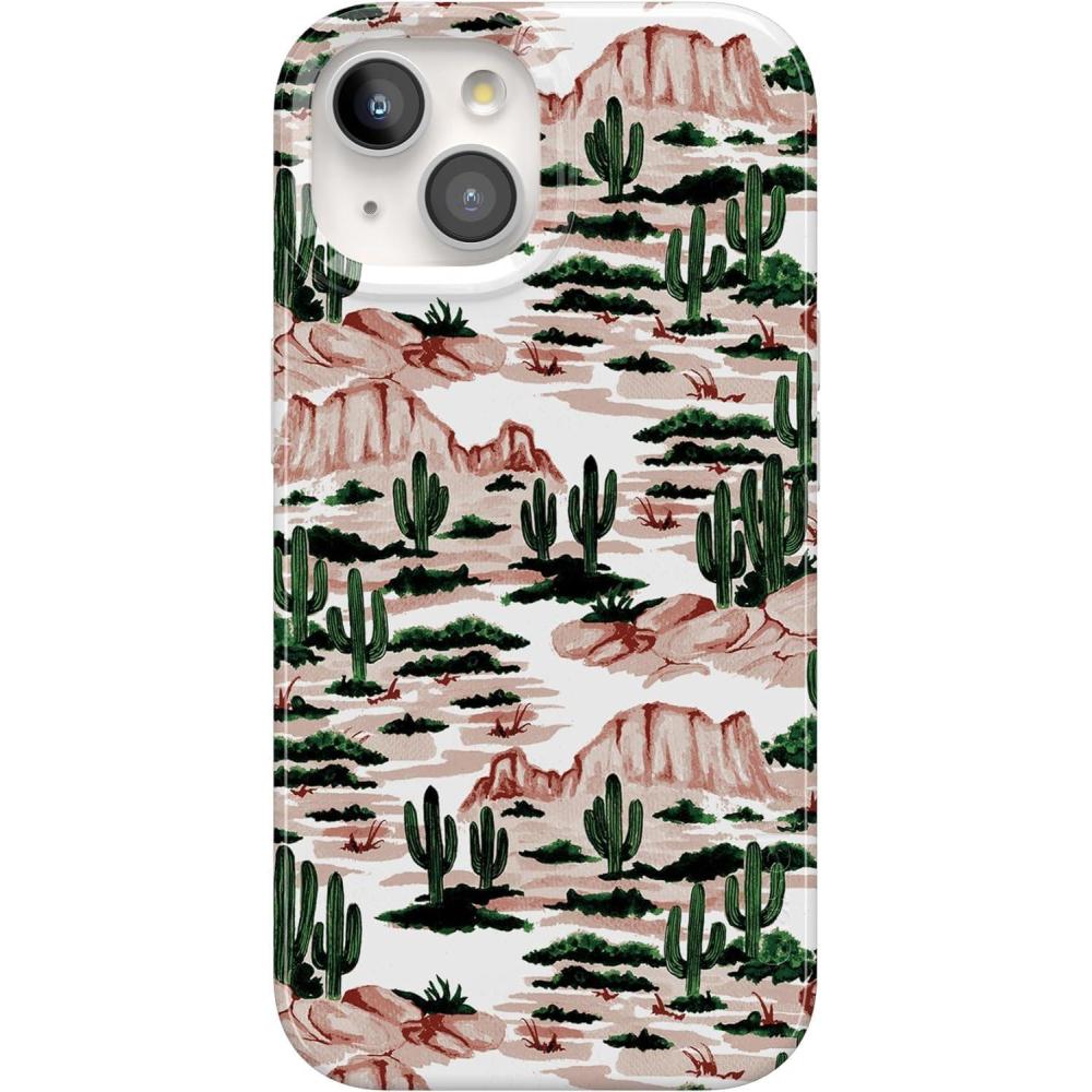 imageCasely iPhone 15 Plus Case Outside the Lines Crayola Marker Compatible with MagSafe Classic Ultra Slim DesignGold Rush Desert