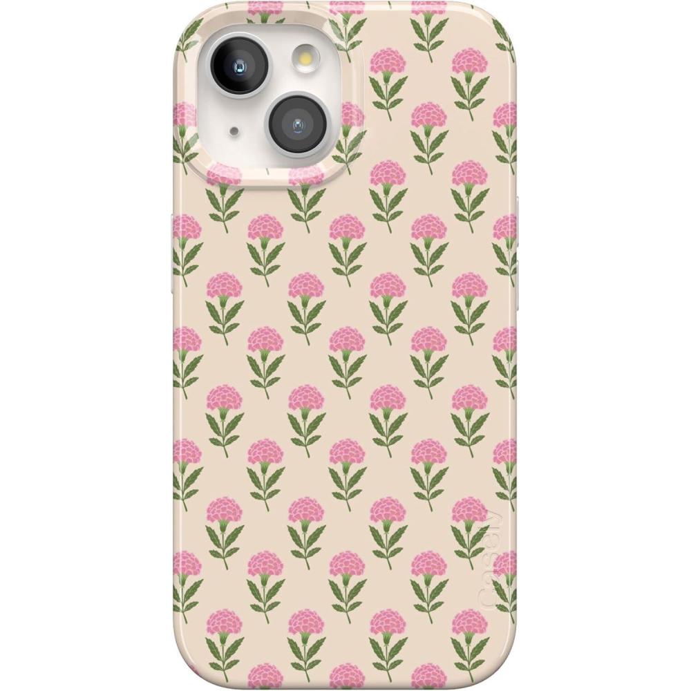 imageCasely iPhone 15 Plus Case Outside the Lines Crayola Marker Compatible with MagSafe Classic Ultra Slim DesignJennas Flowers Fun on Weekdays