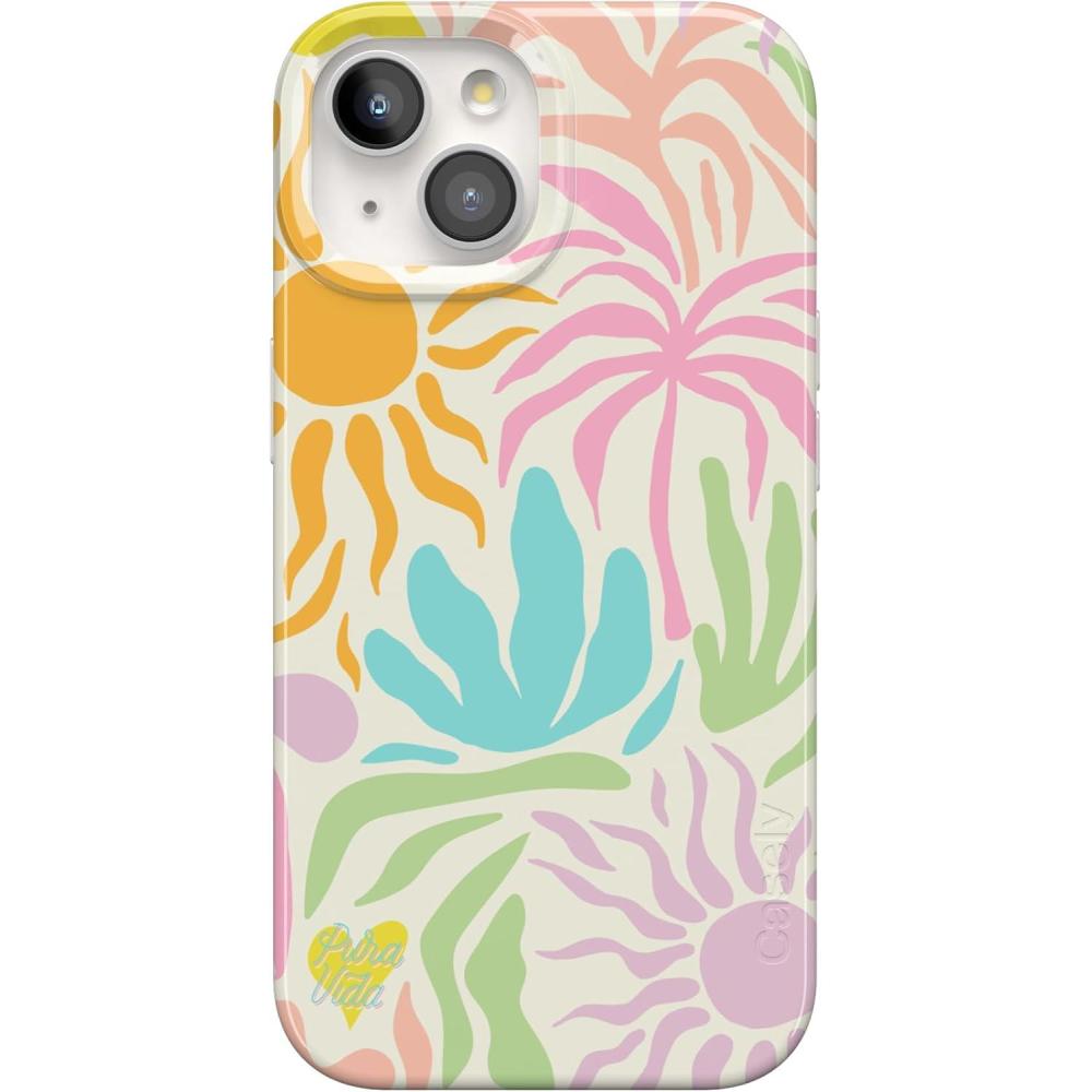 imageCasely iPhone 15 Plus Case  Outside the Lines  Crayola Marker  Compatible with MagSafe  Classic Ultra Slim DesignPura Vida  Oasis