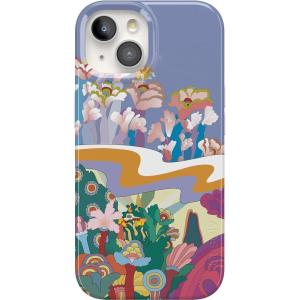 Casely iPhone 15 Plus Case | Outside the Lines | Crayola Marker | Compatible with MagSafe | Classic Ultra Slim Design(Beneath the Waves | The Beatles Yellow Submarine)