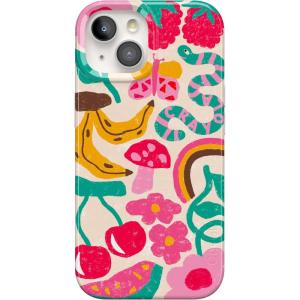 Casely iPhone 15 Plus Case | Outside the Lines | Crayola Marker | Compatible with MagSafe | Classic Ultra Slim Design(Doodle Bug | Crayola Crayon)