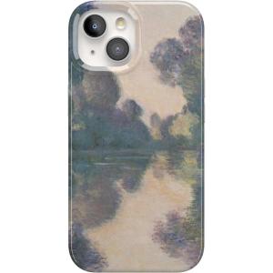 Casely iPhone 15 Plus Case | Outside the Lines | Crayola Marker | Compatible with MagSafe | Classic Ultra Slim Design(Monet’s Morning | The Met Museum)