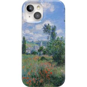 Casely iPhone 15 Plus Case | Outside the Lines | Crayola Marker | Compatible with MagSafe | Classic Ultra Slim Design(Monet’s View | The Met Museum)