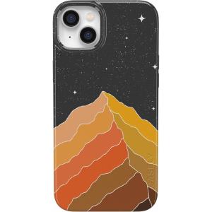 Casely iPhone 15 Plus Case | Outside the Lines | Crayola Marker | Compatible with MagSafe | Classic Ultra Slim Design(Night Skies | Mountain Starlight)